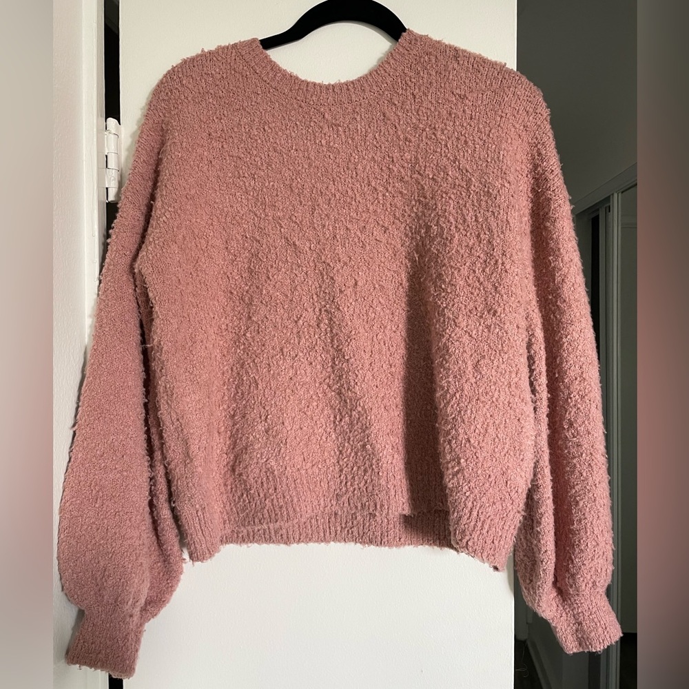 Dusty rose Hippie Rose sweater